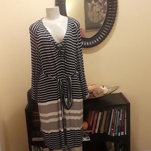 Beautiful striped dress with nautical feel